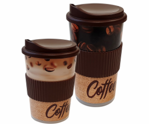 Kelímek 400 ml Coffee plast