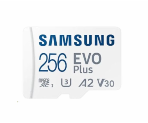 Samsung micro SDXC karta 256GB PRO Plus + SD adaptér