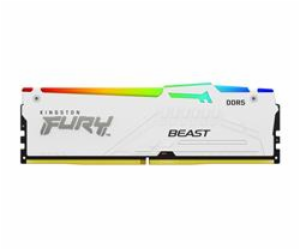 KINGSTON DIMM DDR5 16GB 5200MT/s CL40 FURY Beast Bílá RGB...