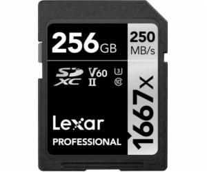 Lexar paměťová karta 256GB Professional 1667x SDXC™ UHS-I...