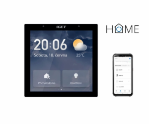 iGET HOME GW6 Control 4" LCD Gateway - brána Wi-Fi/Blueto...