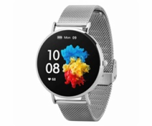 Garett Smartwatch Verona stříbrná, ocel