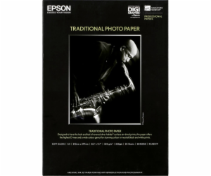 Epson Traditional Photo papir matny A 4, 25 listu, 330 g