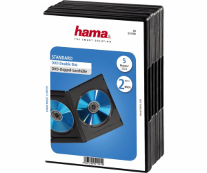 1x5 Hama DVD-dvojobal prazdny cerna 51294