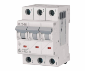 HN-B20/3 MINIATURE CIRCUIT BREAKER B 20A 3P 3M 6KA