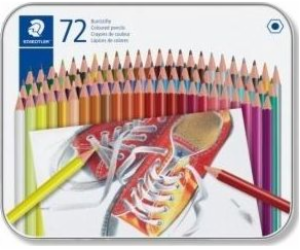 Staedtler Hex pastelky 72 barev kovová krabička