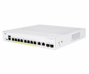 Cisco switch CBS350-8P-E-2G-EU (8xGbE,2xGbE/SFP combo,8xP...