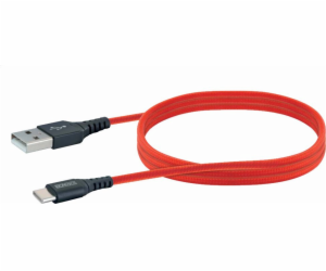 Schwaiger USB-A - USB-C USB kabel 1,2 m červený (LPRO510501)