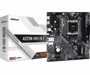 ASRock MB Sc AM5 A620M-HDV/M.2, AMD A620, 2xDDR5, HDMI, DP