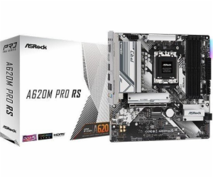 ASRock MB Sc AM5 A620M Pro RS, AMD A620, 4xDDR5, HDMI, DP