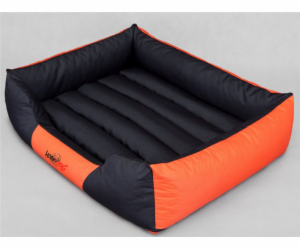 Hobbydog Comfort Bed - černo-oranžová XXXL