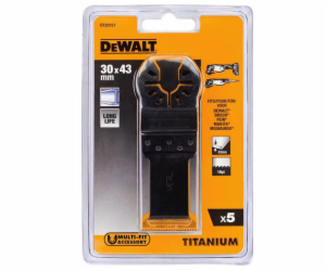 Dewalt Brzeszczot s titanovým povlakem 30x43mm 5 ks. - DT...