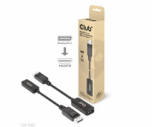 Club3D Adaptér aktivní DisplayPort 1.4 na HDMI 4K120Hz/8K...