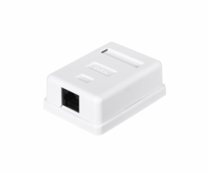 NETRACK 106-00 complete surface-mounted outlet 1xRJ45 UTP...