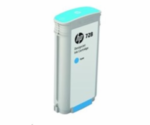 HP 728 130-ml Cyan DesignJet Ink Cartridge