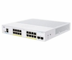 Cisco switch CBS350-16FP-2G-EU (16xGbE,2xSFP,16xPoE+,240W...