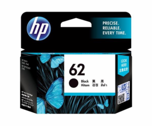 HP 62 Black Original Ink Cartridge (200 pages)