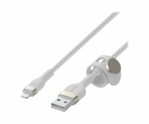 Belkin Flex Lightning/USB-A 2m mfi cert., bílý     CAA010...