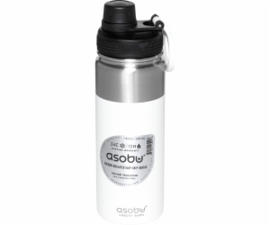 Asobu Alpine Flask Bottle White, 0.53 L