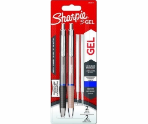 2x1 Sharpie S-Gel Metal Steel Grey + Rosegold 0,7 mm + 2 ...