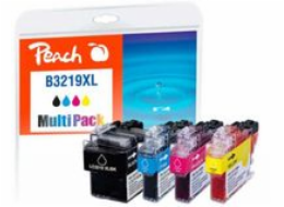 Peach PI500-245 - Inkoust na bázi pigmentu - černá - Azurová - Purpurová - Žlutá - Brother - Balení více kusů - Brother MFCJ 5330 DW Brother MFCJ 5330 DW XL Brother MFCJ 5335 DW Brother MFCJ 5730 DW B