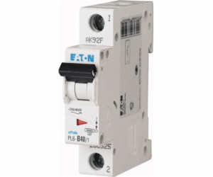 Eaton Overprournt Switch 1P D 40A 6KA AC PL6-D40/1 286549