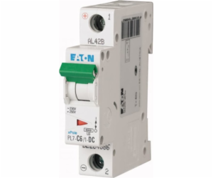 Eaton Overprournt Switch 1P C 6A 10KA DC PL7-C6/1-DC 264886