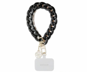 Guess Wrist Chain 4G Charm Strap Acrylic Black Extrémně s...