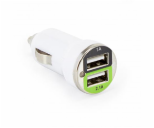 SBOX Autonabíječka 2x USB 2.0 CC-221W wht