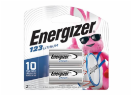 ENERGIZER 123, Baterie, 3V, CR123, 2ks