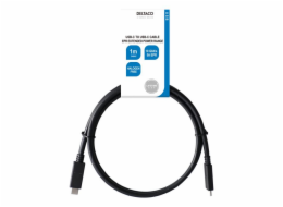 DELTACO kabel USB 3.2 Gen2 Typ C na Typ C 1m