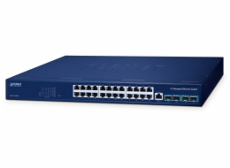 PLANET GS-6311-24T4X Planet GS-6311-24T4X switch L3, 24x1GE, 4x10G SFP+, fanless