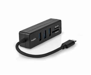 Nedis CCGB64785WT01 - USB hub| 1x USB-C™ | 1x USB-C™ / 2x...