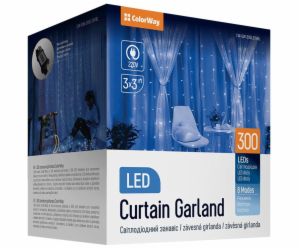 COLORWAY LED girlanda/ vnitřní / 300 LED / délka 3 x 3m /...