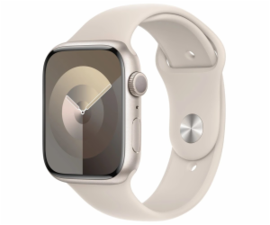 Apple Watch Series 9 45mm Hvězdně bílý hliník s hvězdně b...