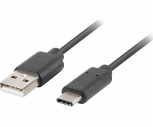 Lanberg USB-C - USB A kabel 1m černý (CA-USBO-31CU-0010-BK)