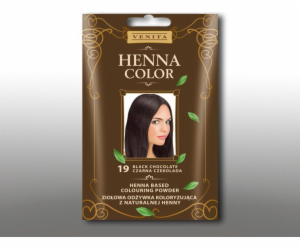 Venita Herbal barvicí kondicionér Henna Color 30g 19 Čern...