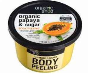 Organic Shop Juicy Papaya tělový peeling 250 ml