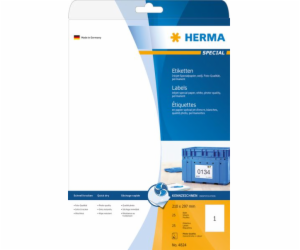 Herma Labels InkPrint 4824, A4, 210 x 297 mm, matný bílý ...