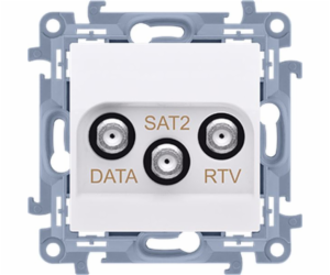 Kontakt-Simon Simon 10 RTV-DATA-SAT koncová anténní zásuv...