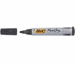 Bic permanentní popisovač 2000, kulatý hrot, černý