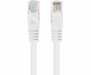 Lanberg PATCHCORD CAT.5E UTP 1M WHITE VLUKE PASSED LANBER...