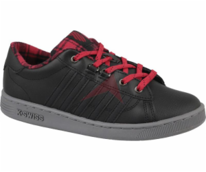 Dětské boty K-Swiss Hoke Plaid, černé, vel. 37 (85111-050)