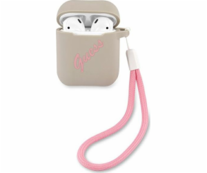 Guess Case Guess GUACA2LSVSGP Apple AirPods kryt šedý růž...