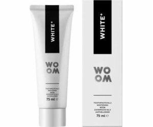 Woom Woom White+ bělící zubní pasta osvěžující dech 75ml