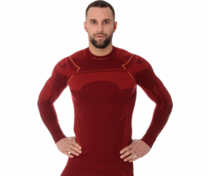 Brubeck LS13040A Pánská mikina THERMO burgundy S