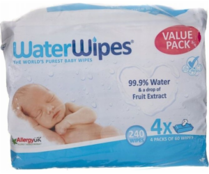 Water Wipes Water Wipes dregnos serveteles, 4x60 vnt., 4119