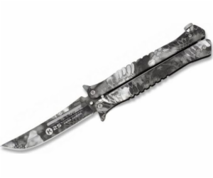 K25 Nůž motýl K25 02142 Balisong Phyton Black univerzální