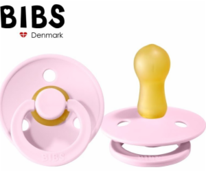 Bryndáčky BIBS BABY PINK M Hevea Gumový dudlík