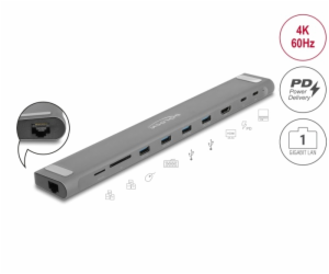 Tenká dokovací stanice DeLOCK USB Type-C 4K